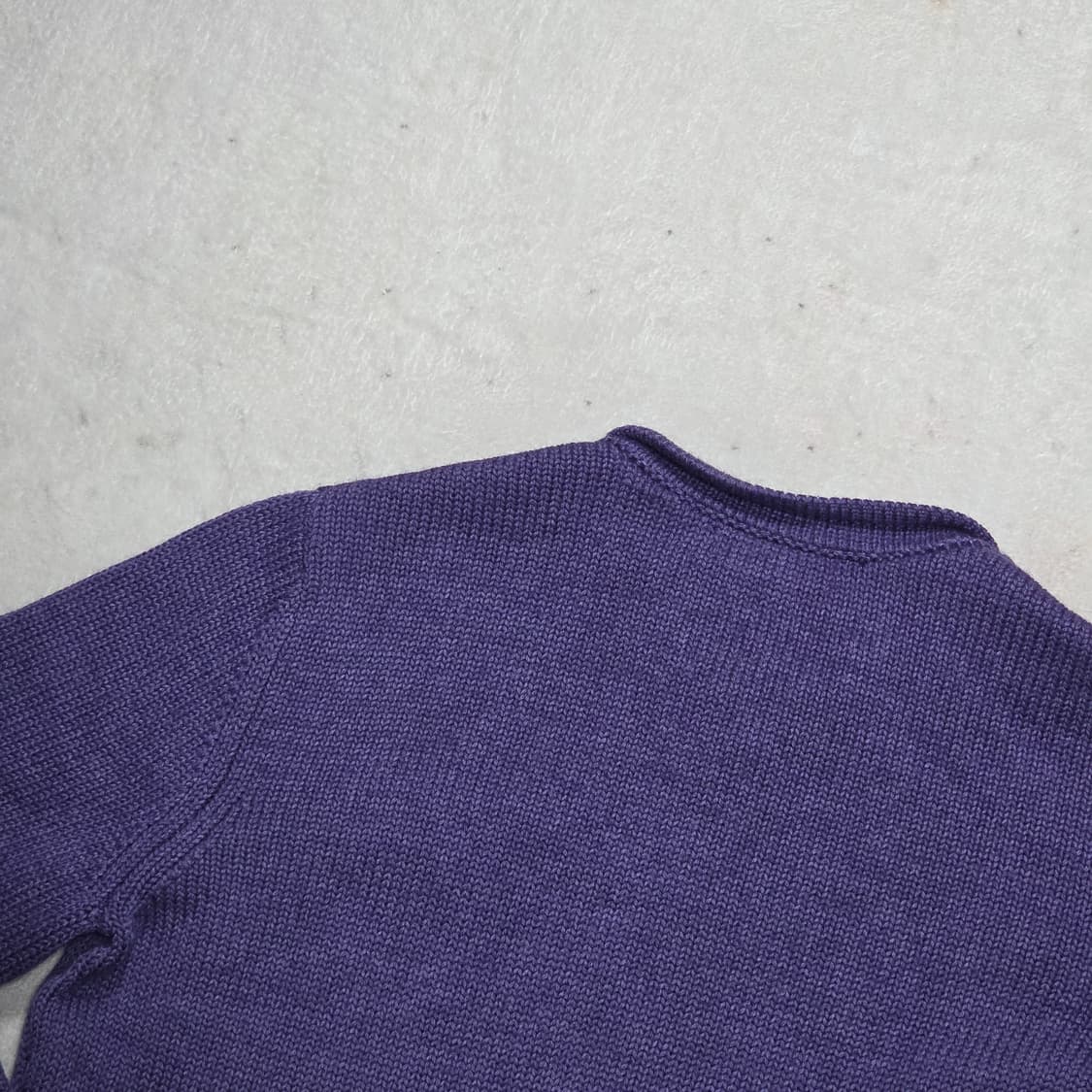 일본 빈티지 퍼플 니트 가디건 상품이미지5