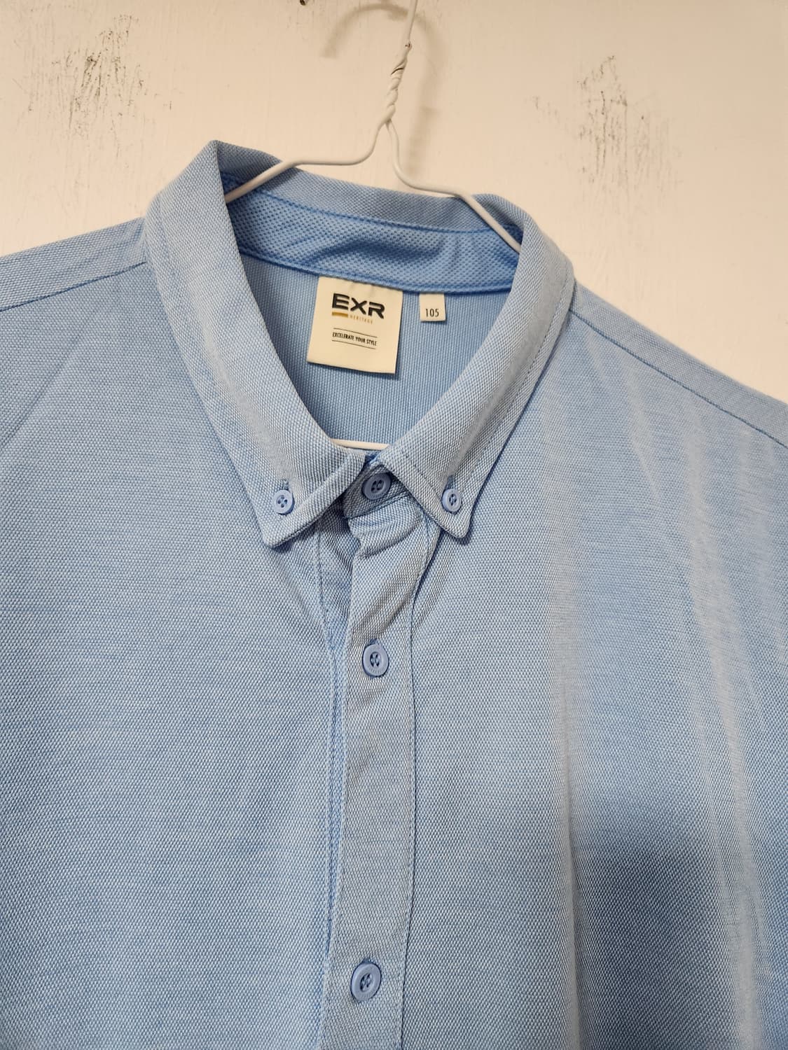 EXR 블루 반팔 셔츠 반팔티 105(100) 상품이미지3