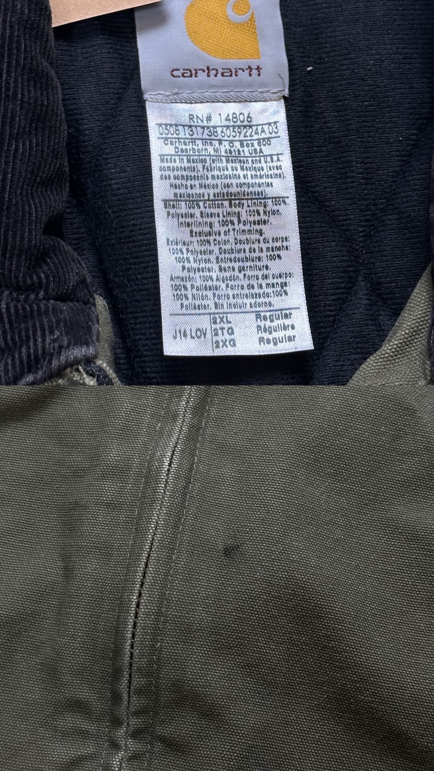 00's OG 칼하트 J14 산타페 칼하트 LOV 디트로이트 상품이미지9