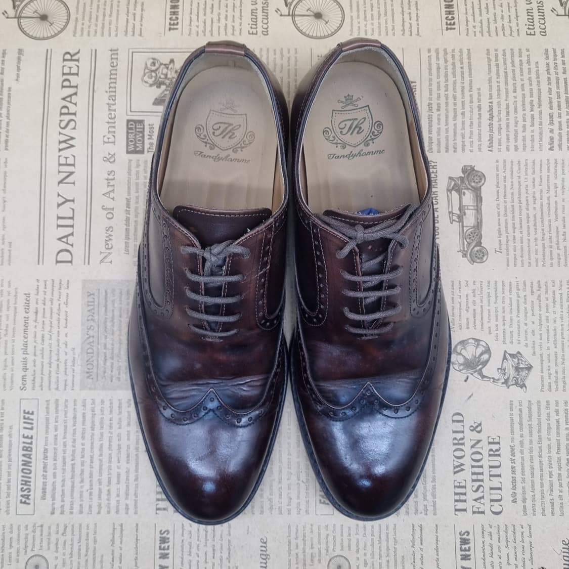 탠디 윙팁 남성정장구두255 상품이미지2