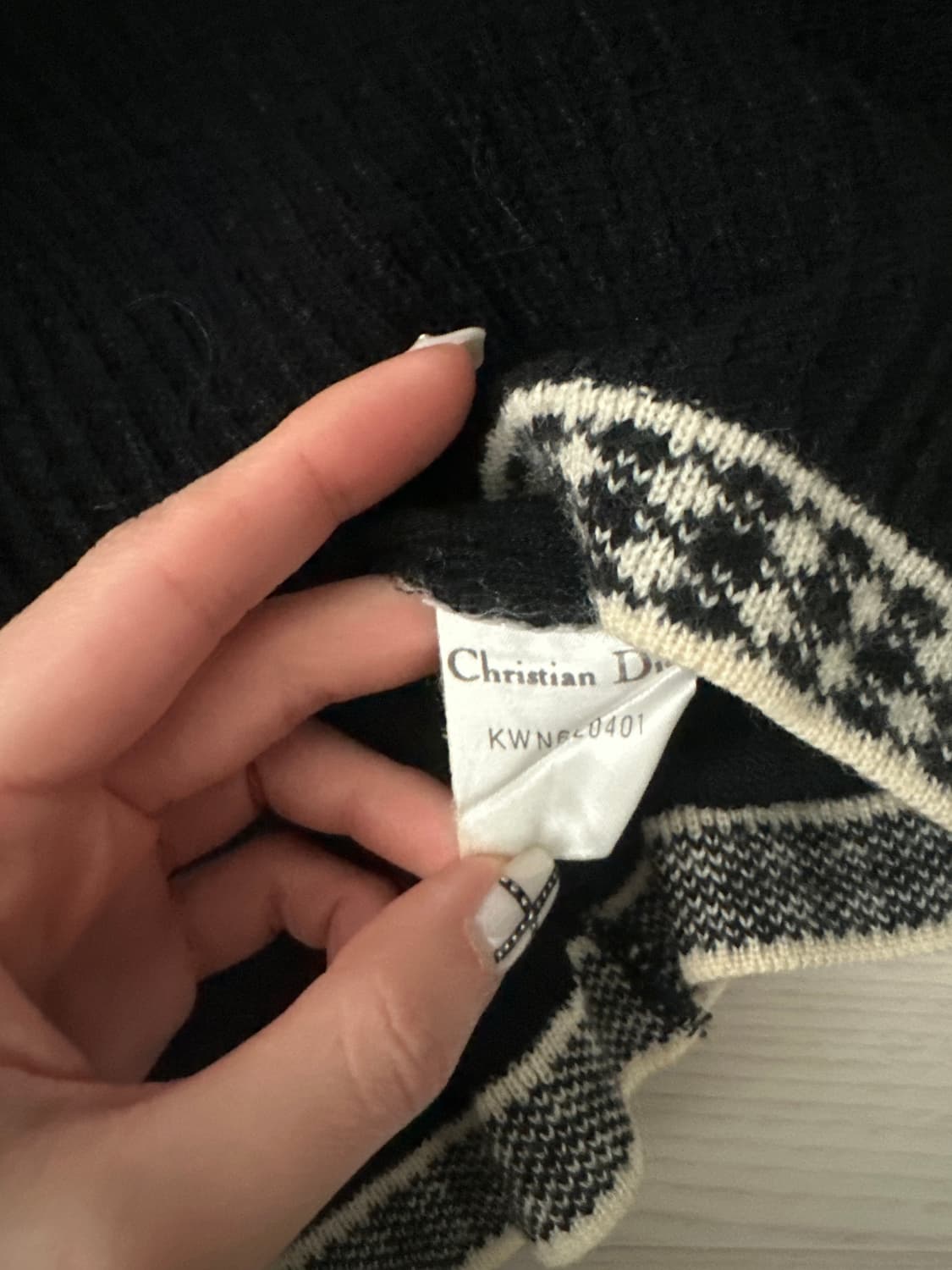 빈티지 디올 반팔 니트 상품이미지2