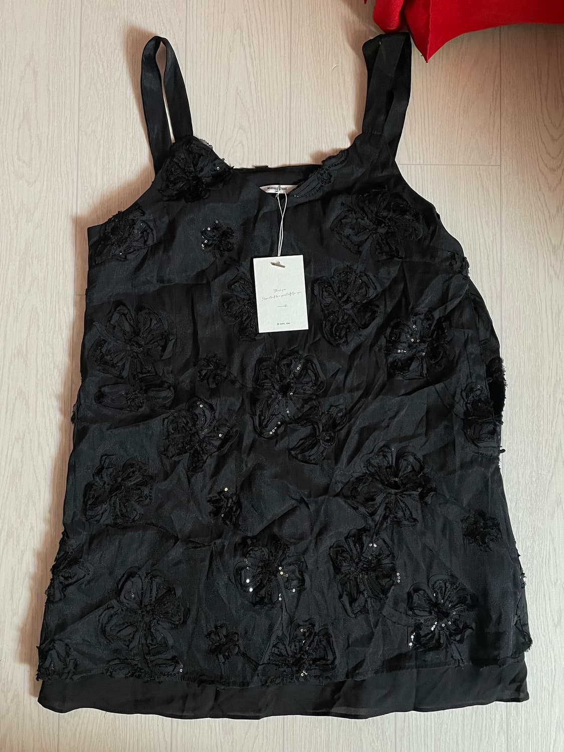 블랙 미니드레스 상품이미지3