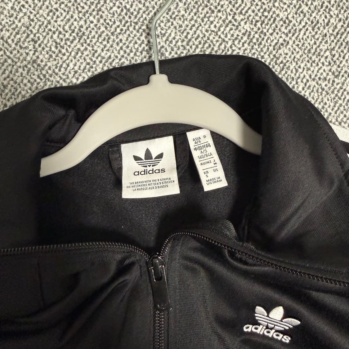 아디다스 파이어버드 우먼스 크롭 제니 져지 블랙 S 트랙탑 상품이미지3