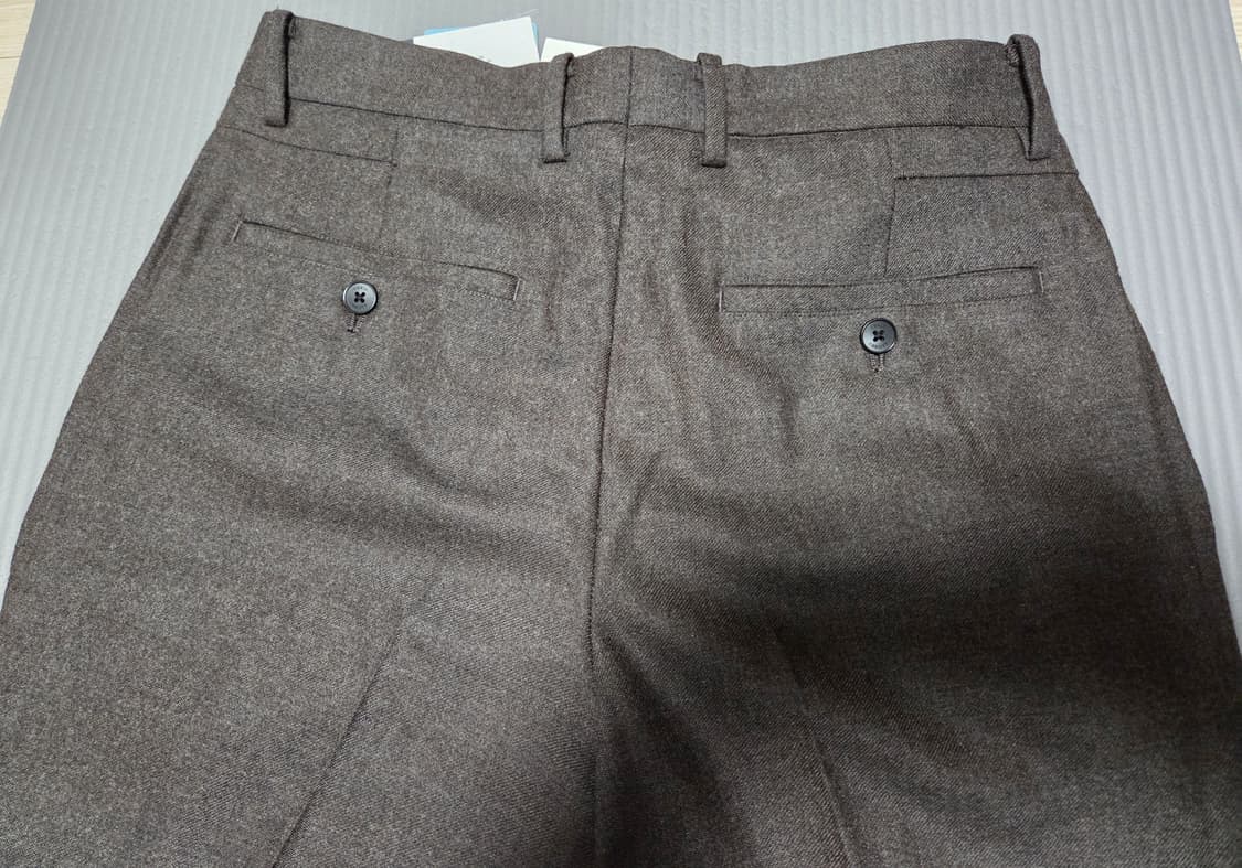 이태리 리치울 브라운 슬랙스,트라우저78(30)사이즈판매(크리스크리스티) 상품이미지7