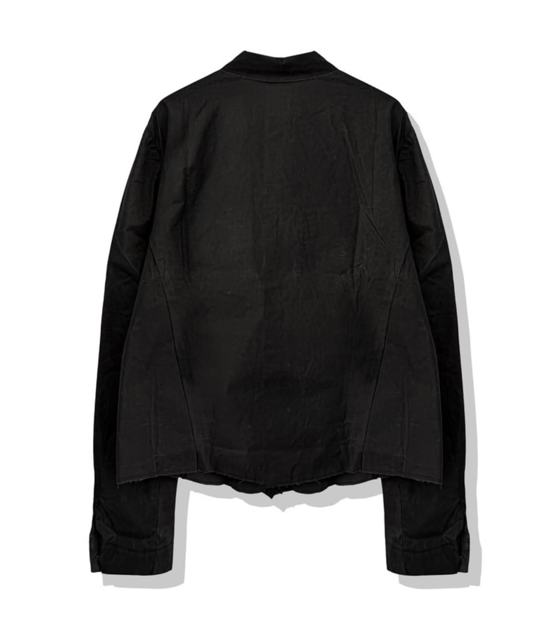 [46] SAN263-1 Waxed Single Shirt BLACK 상품이미지2