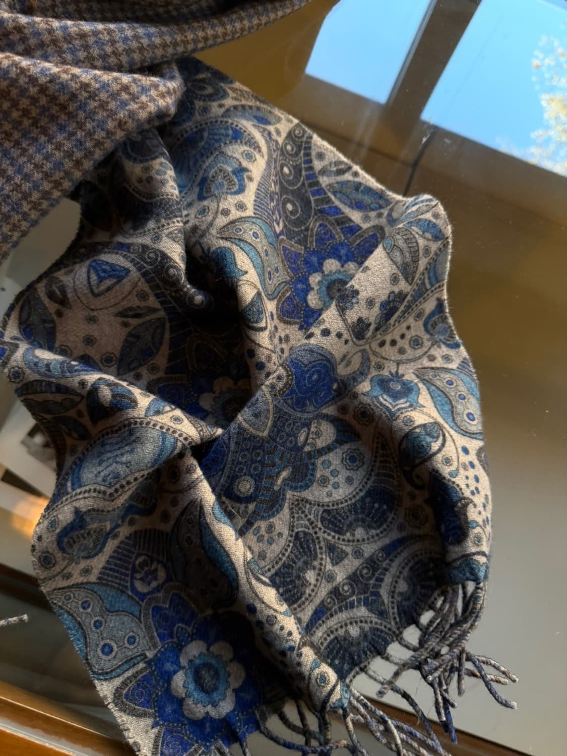 이태리 VTG 캐시미어 울 머플러 상품이미지4