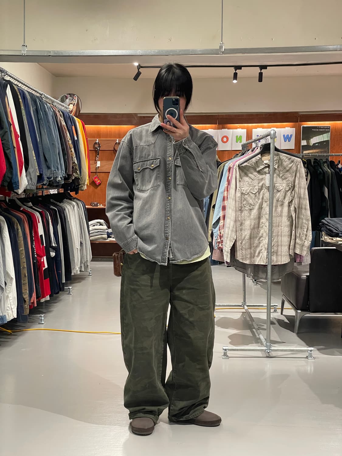 빈티지 웨스턴 셔츠   상품이미지3