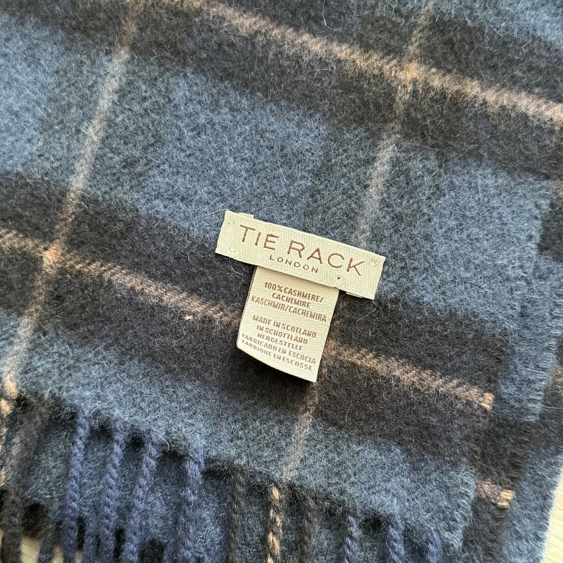 TIE RACK 캐시미어 머플러 (스코틀랜드) 상품이미지2