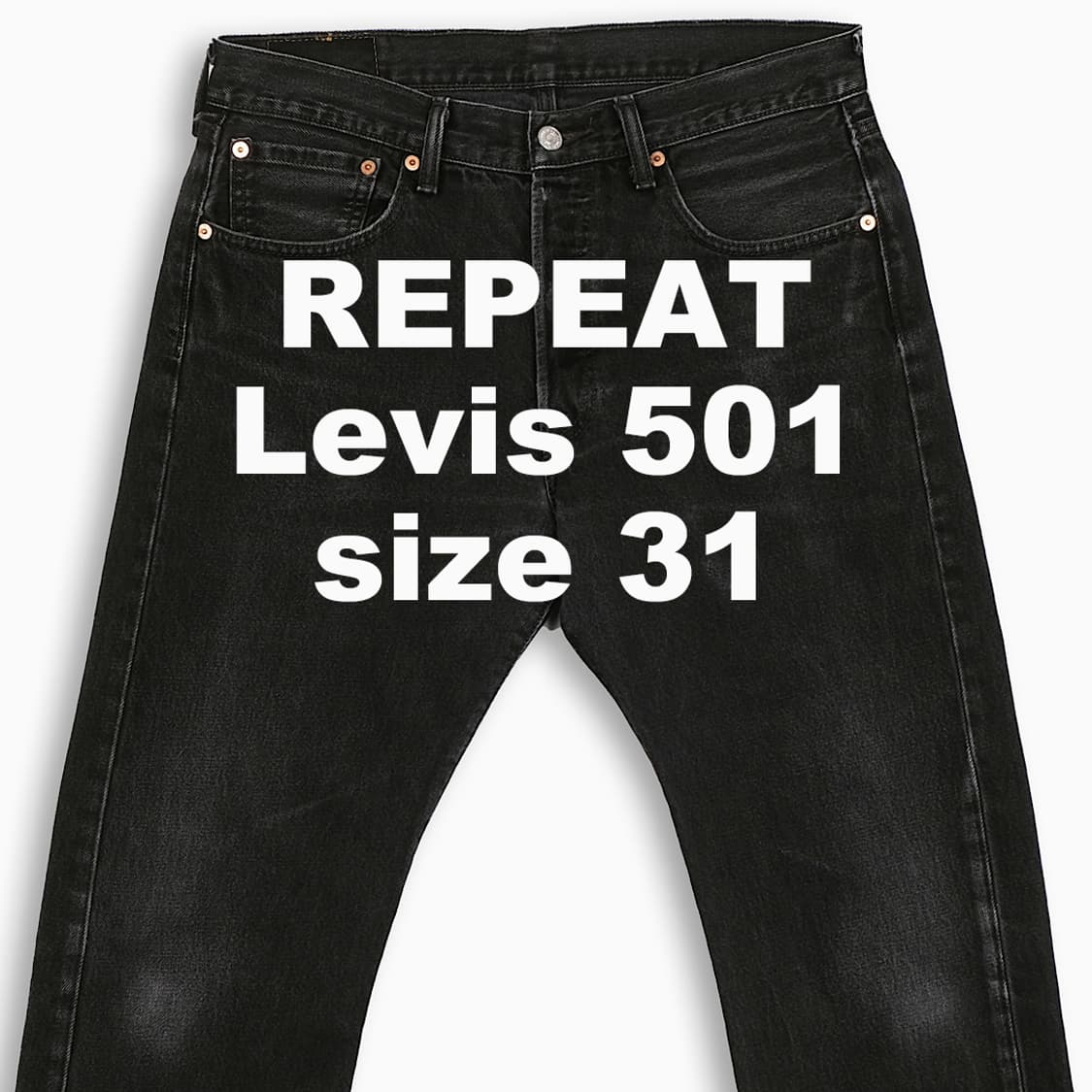 빈티지 리바이스 501 흑청 31 인치 LV50132429 상품이미지1