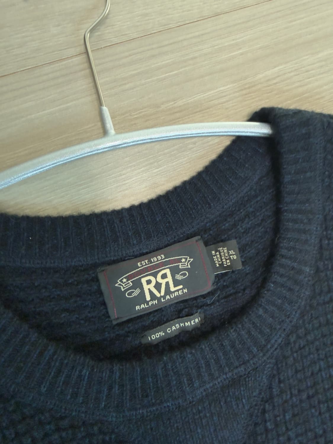 rrl 더블알엘 캐시미어 스웨터 xl 상품이미지3