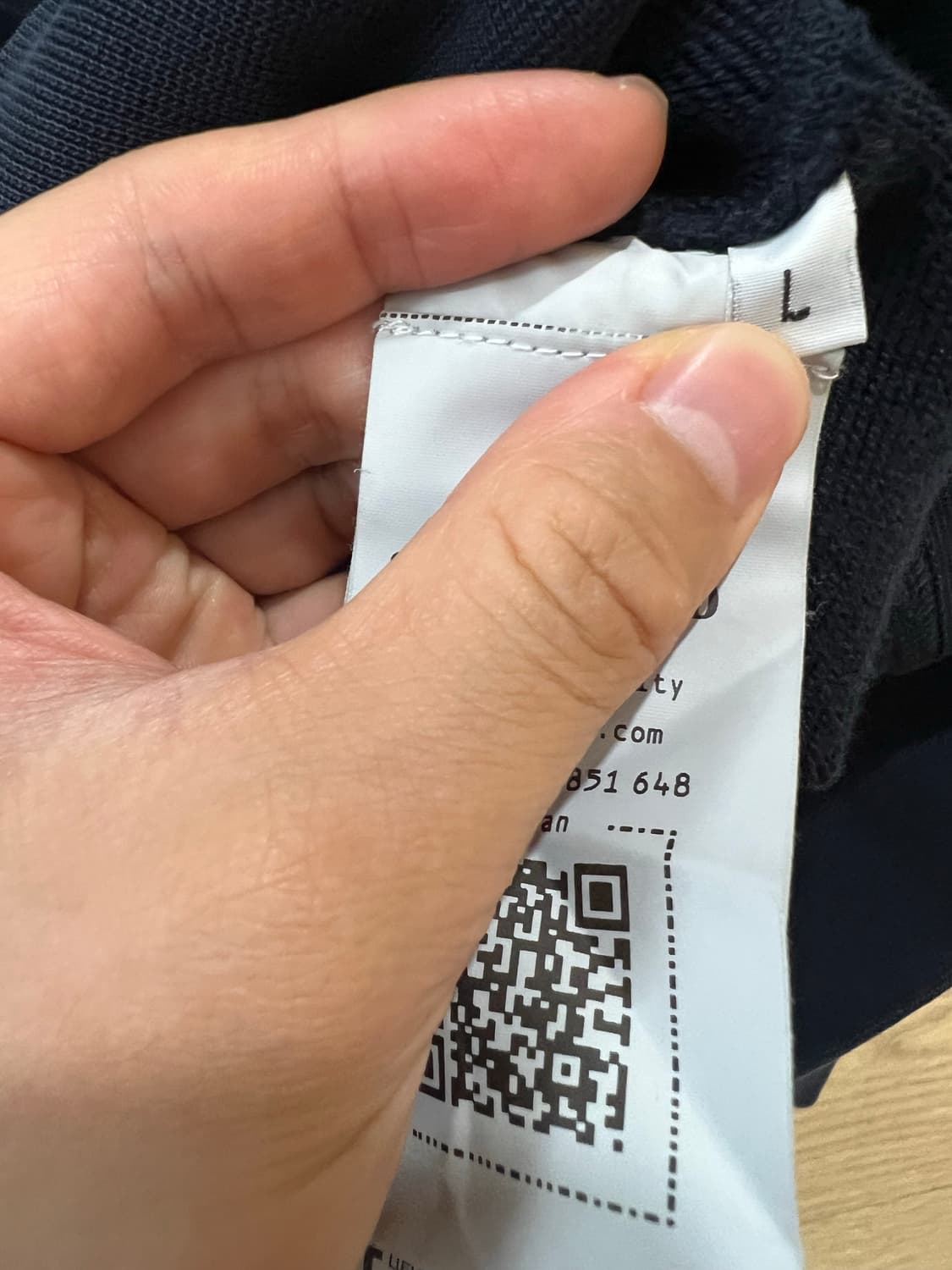 23ss 스톤아일랜드 네이비 후드집업 L 상품이미지3