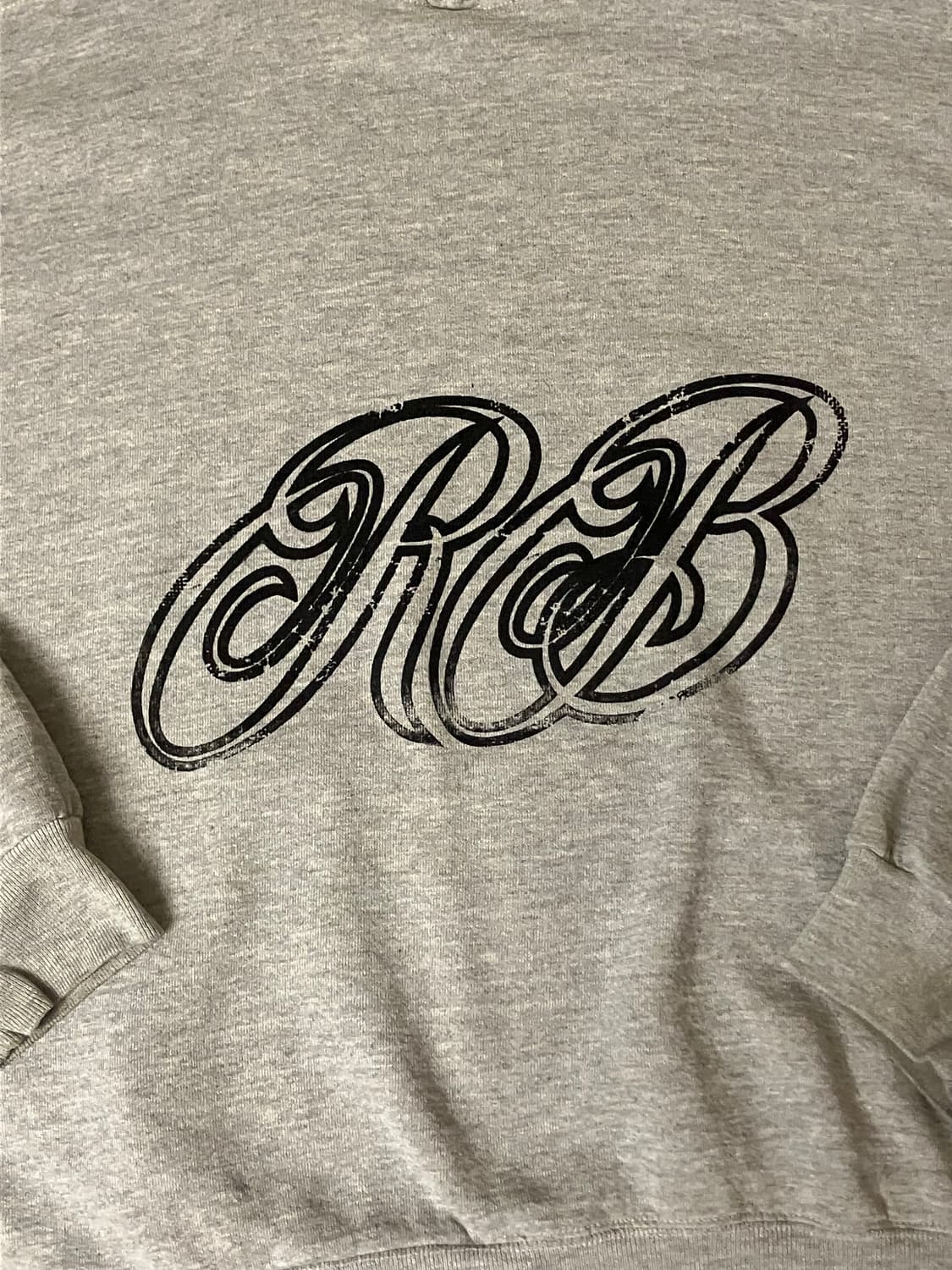 90s Russell gray hoodie 상품이미지4