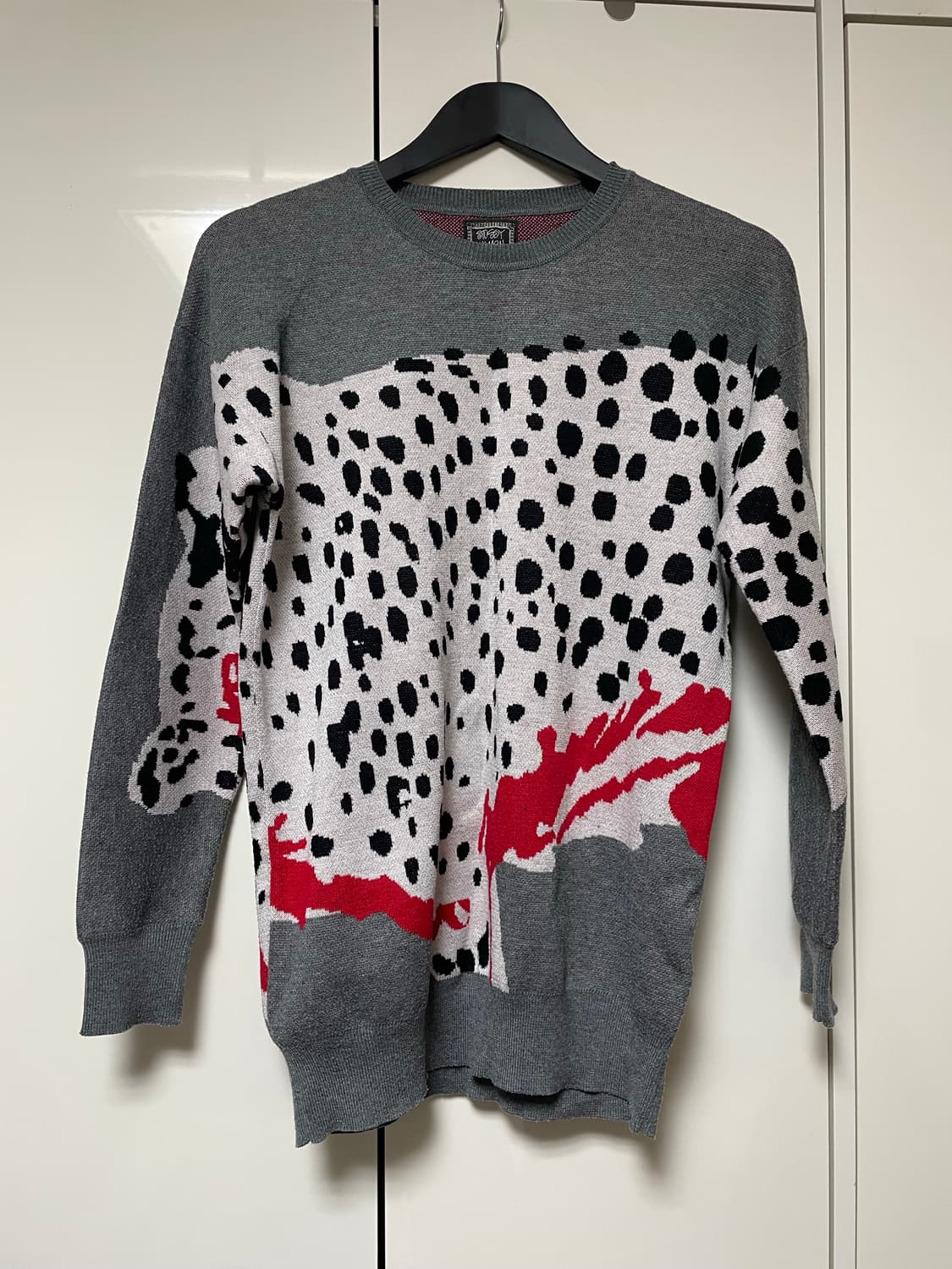 스투시 자가드 니트 M 상품이미지1