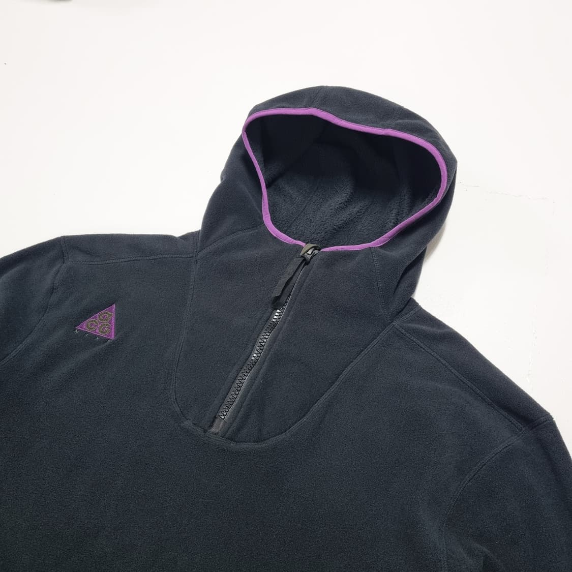 나이키 ACG 쉐르파 플리스 후드 블랙 - L 상품이미지4