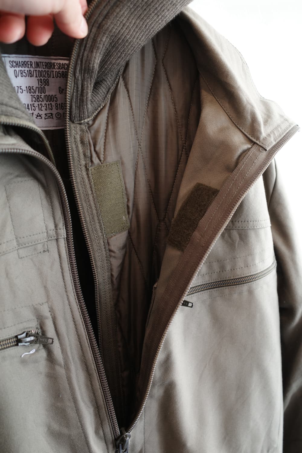 SCHARRER 독일군 밀리터리 점프수트 (내피존재)  상품이미지4