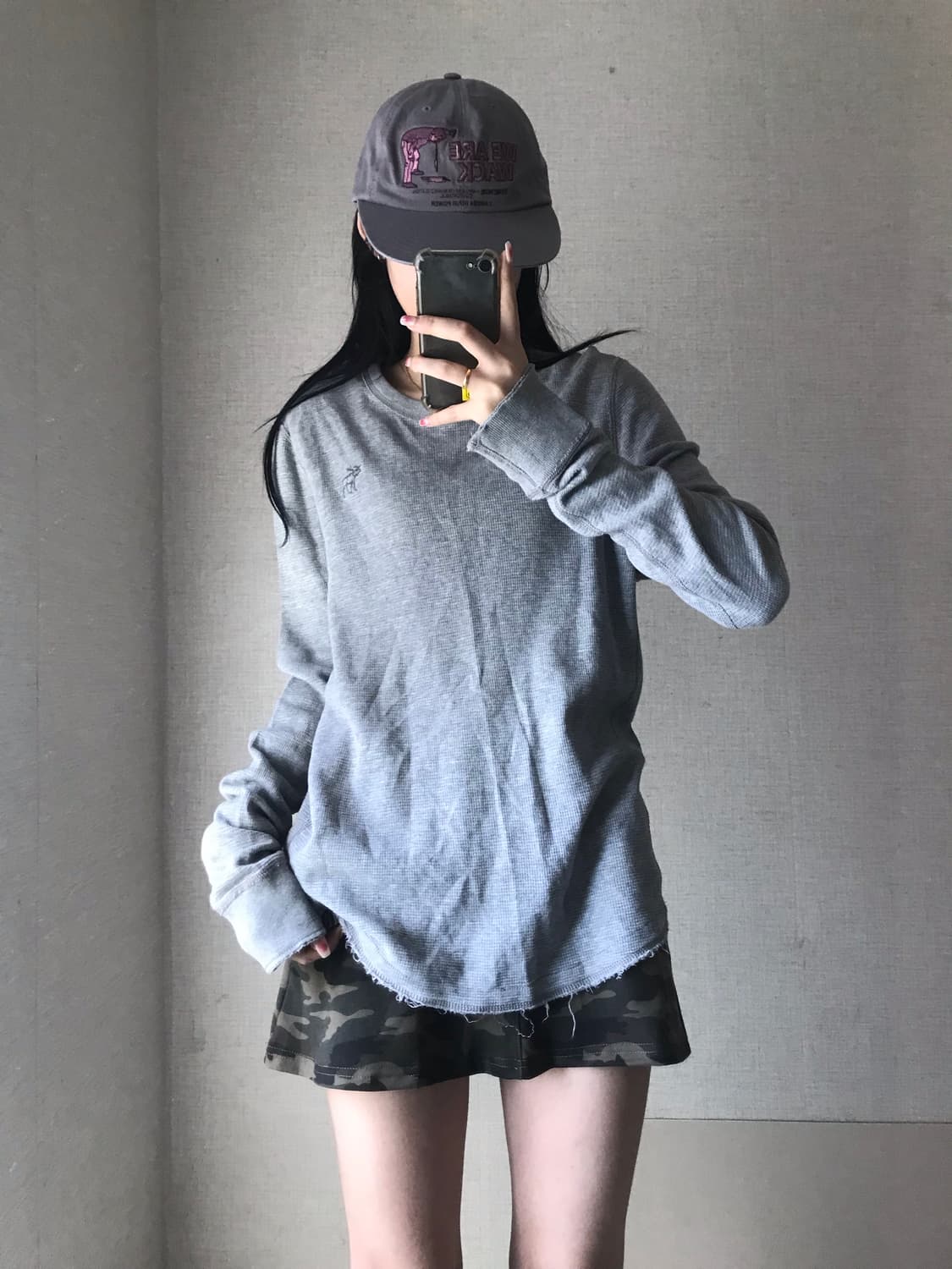 아베크롬비 그레이 롱슬리브 상품이미지1