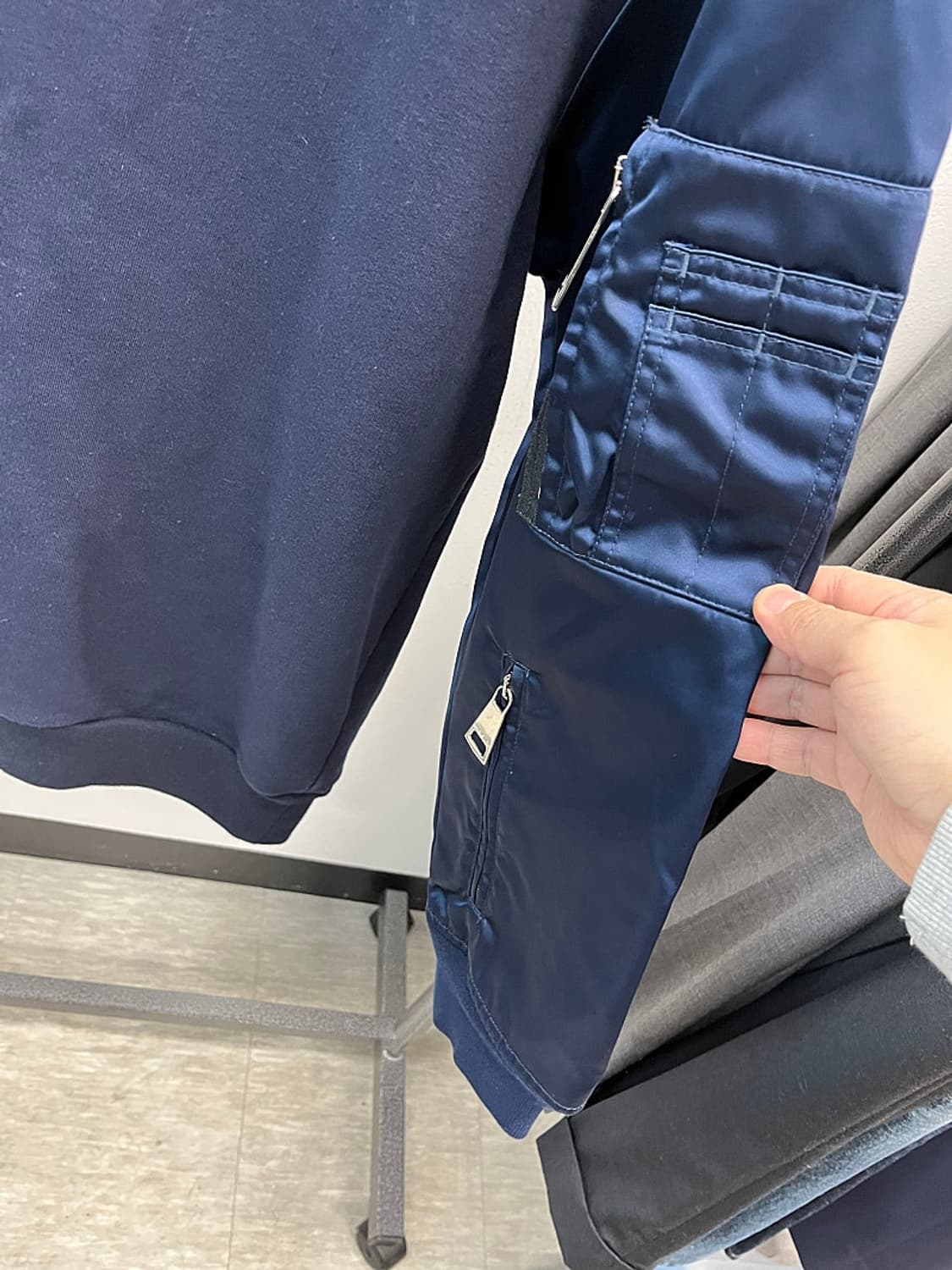 110) 크리스조이 신형 MA-1 오버 맨투맨  상품이미지4