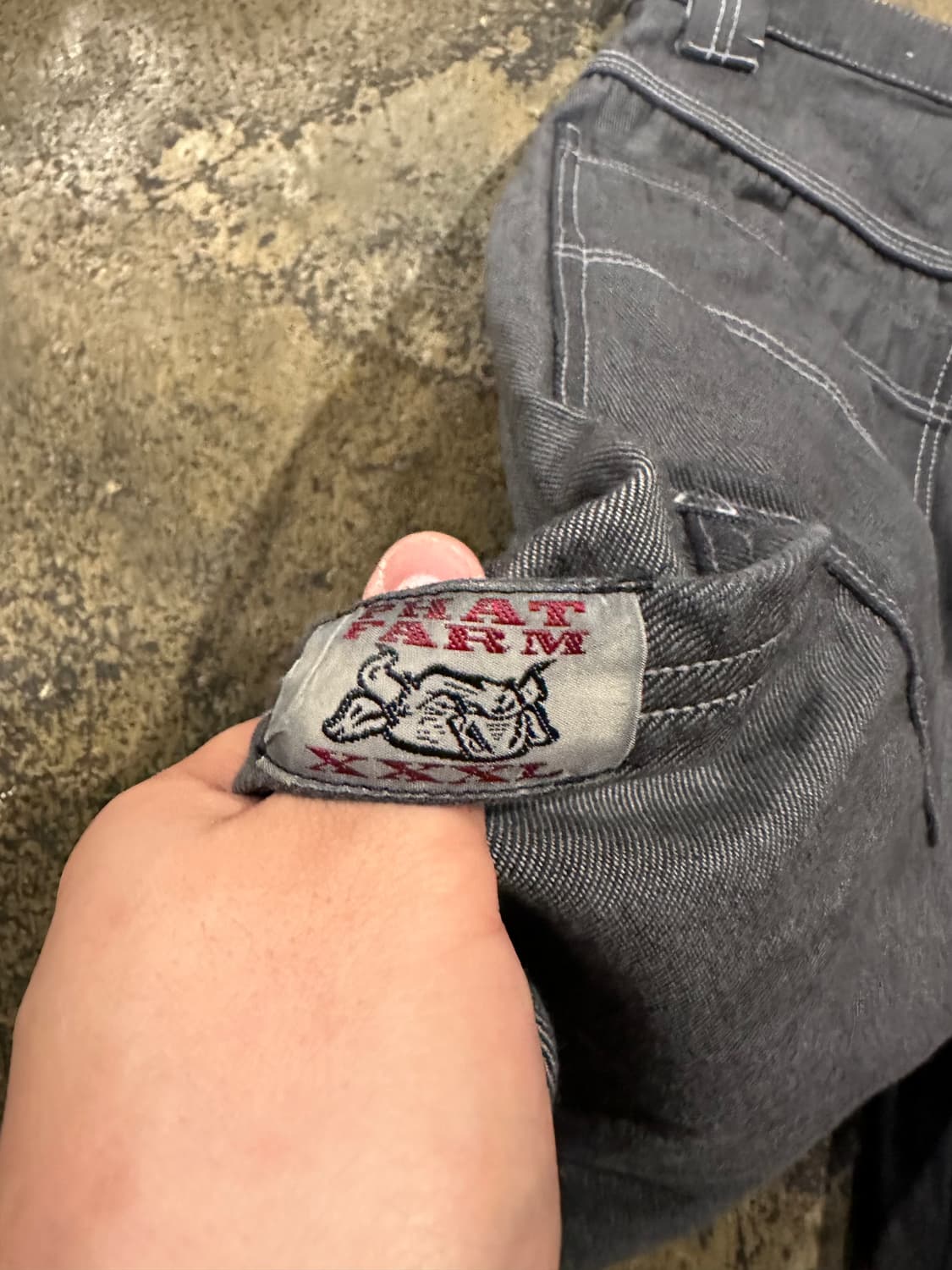 빈티지 펫팜 데님 반바지  상품이미지4