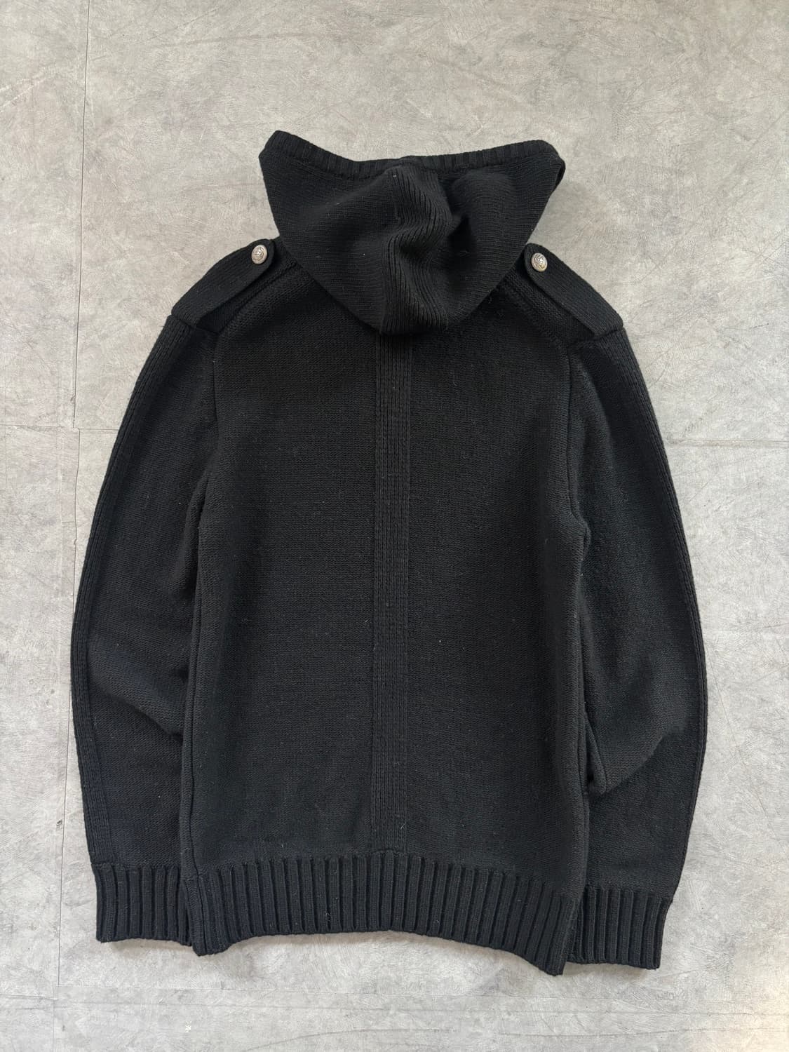 Wooyoungmi 우영미 블랙 후드 니트 상품이미지9