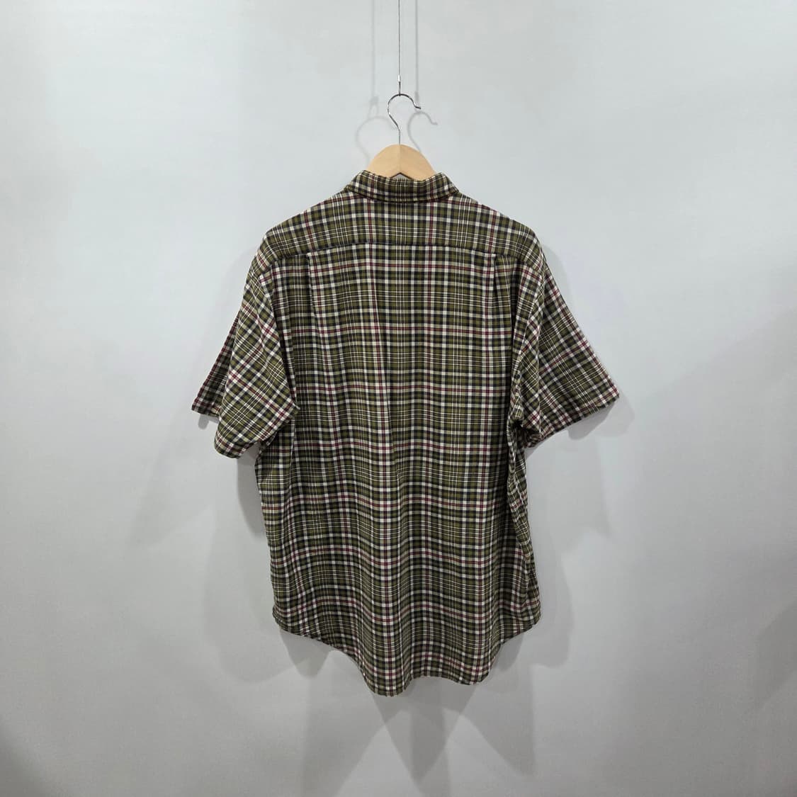 폴로진스 체크 반팔셔츠 L 상품이미지5