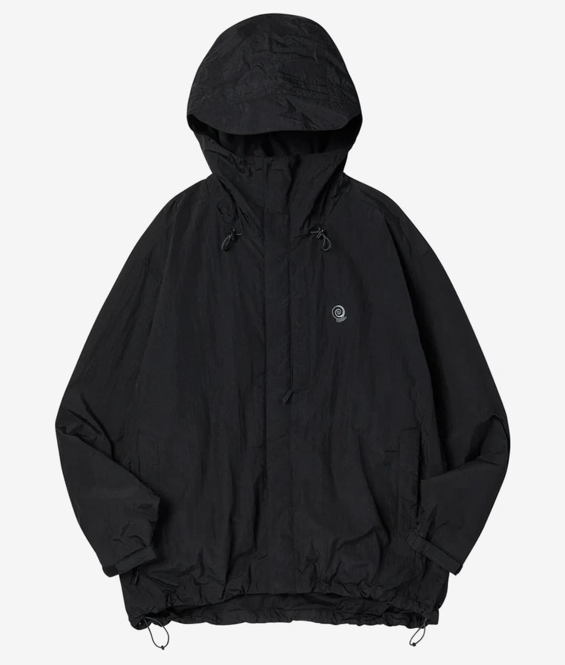 트래블 고프 후드 윈드 브레이커 블랙 상품이미지1