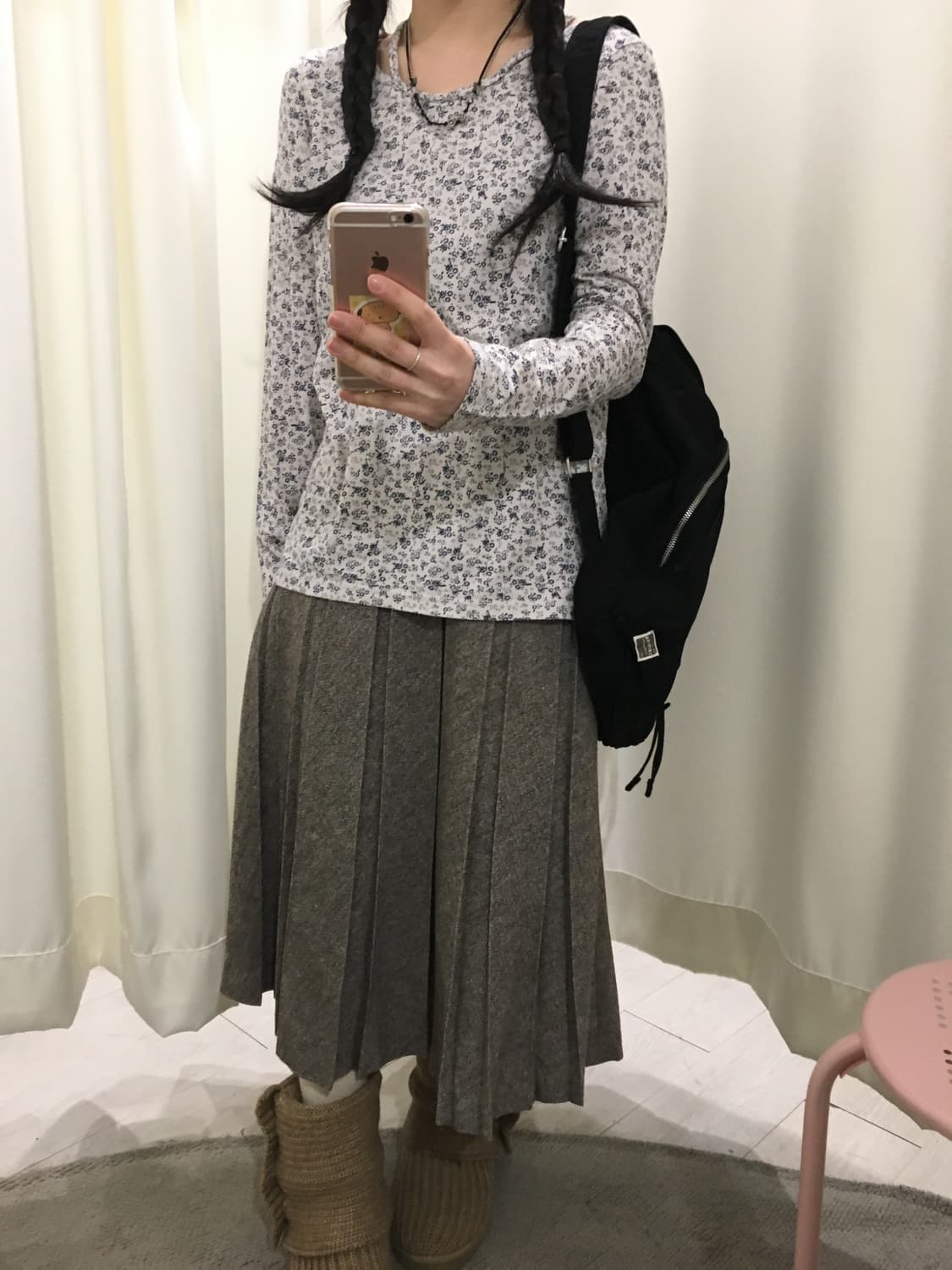 모리걸 잔꽃 롱슬리브 상품이미지5