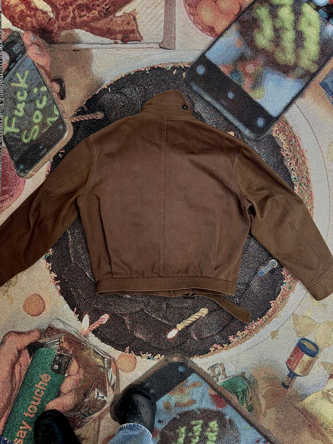 렉토 브라운 봄버 자켓  상품이미지2