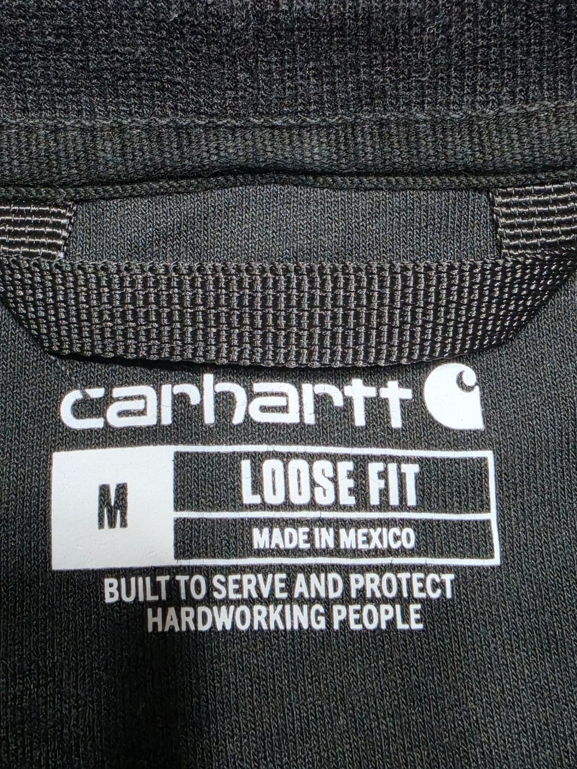 칼하트 포켓 루즈핏 크루넥 맨투맨 블랙 M 상품이미지4