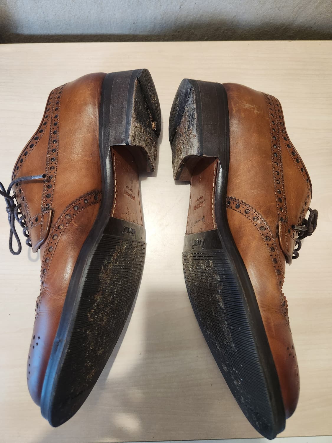 마그나니 브라운 윙팁 구두 👞 (7사이즈, Made in Spain) 상품이미지5