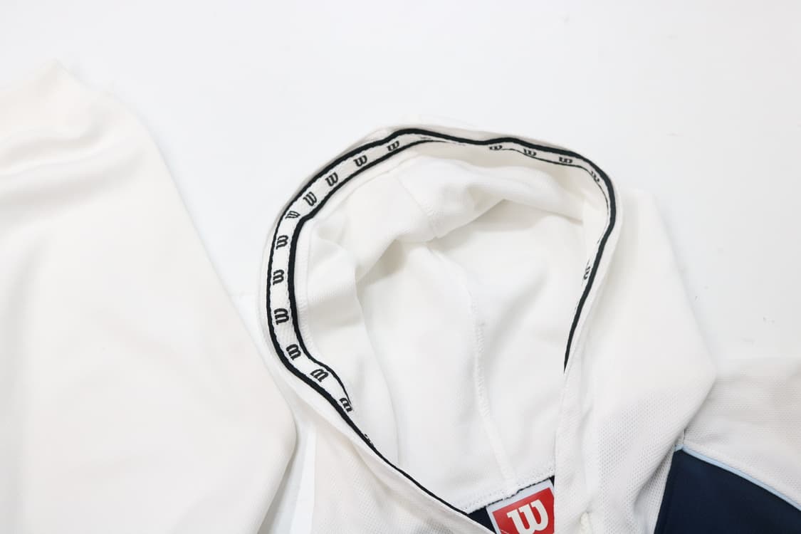 Wilson 윌슨 빈티지 재팬라인 래글런 배색 후디 (M) 상품이미지4