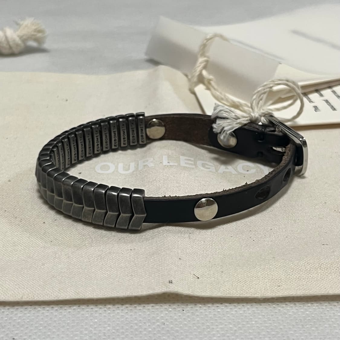 아워레가시 26ss SPINE 브레이슬릿/블랙 상품이미지2