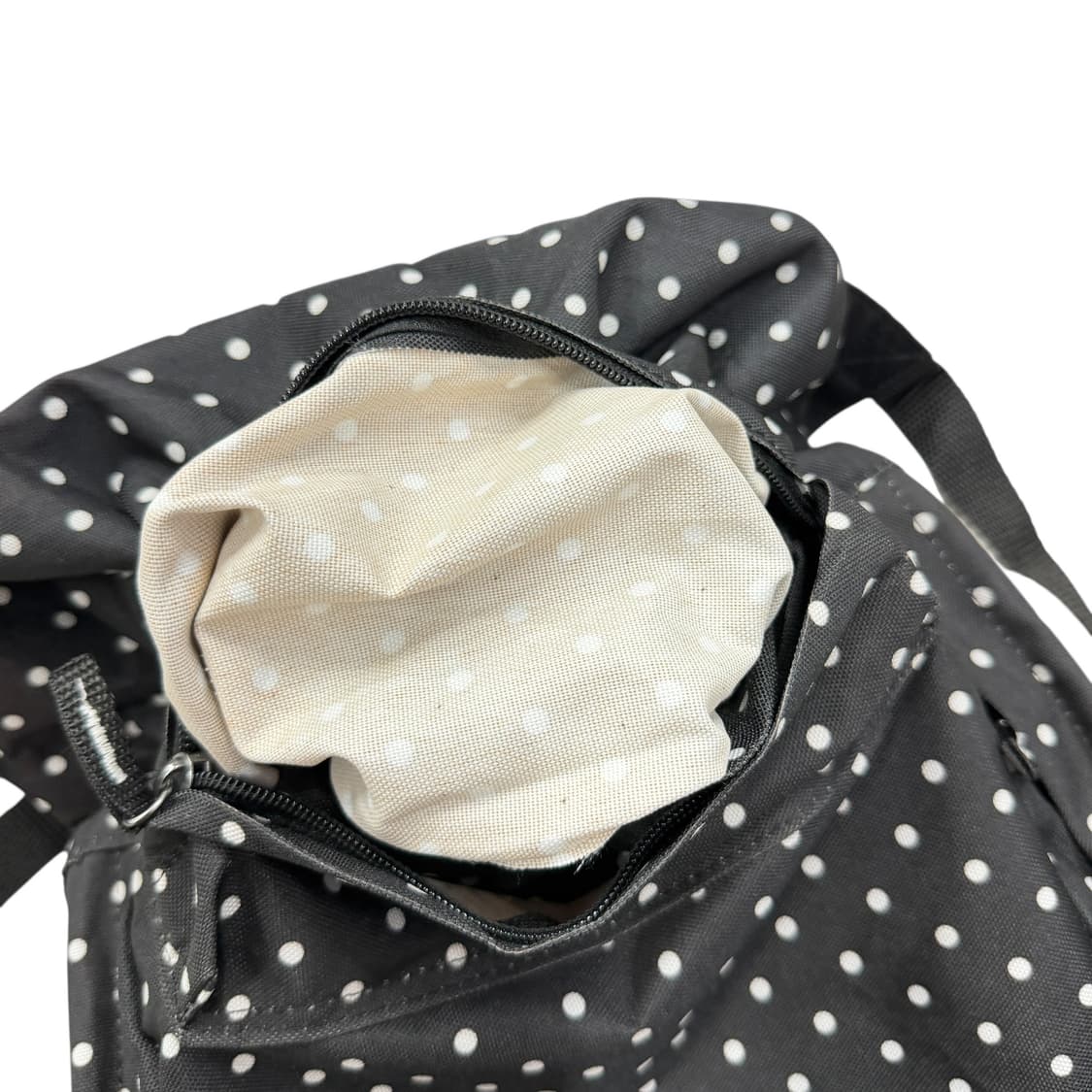 아식스 빈티지 모리걸 도트 땡땡이 백팩 가방 블랙 상품이미지8