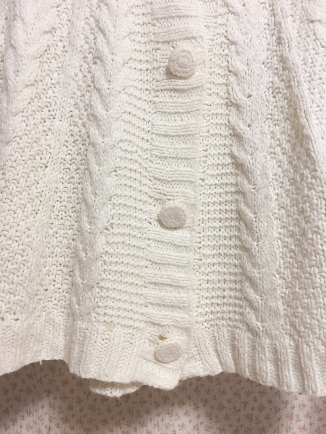 빈티지 모리걸 사와코 니트 가디건 상품이미지4