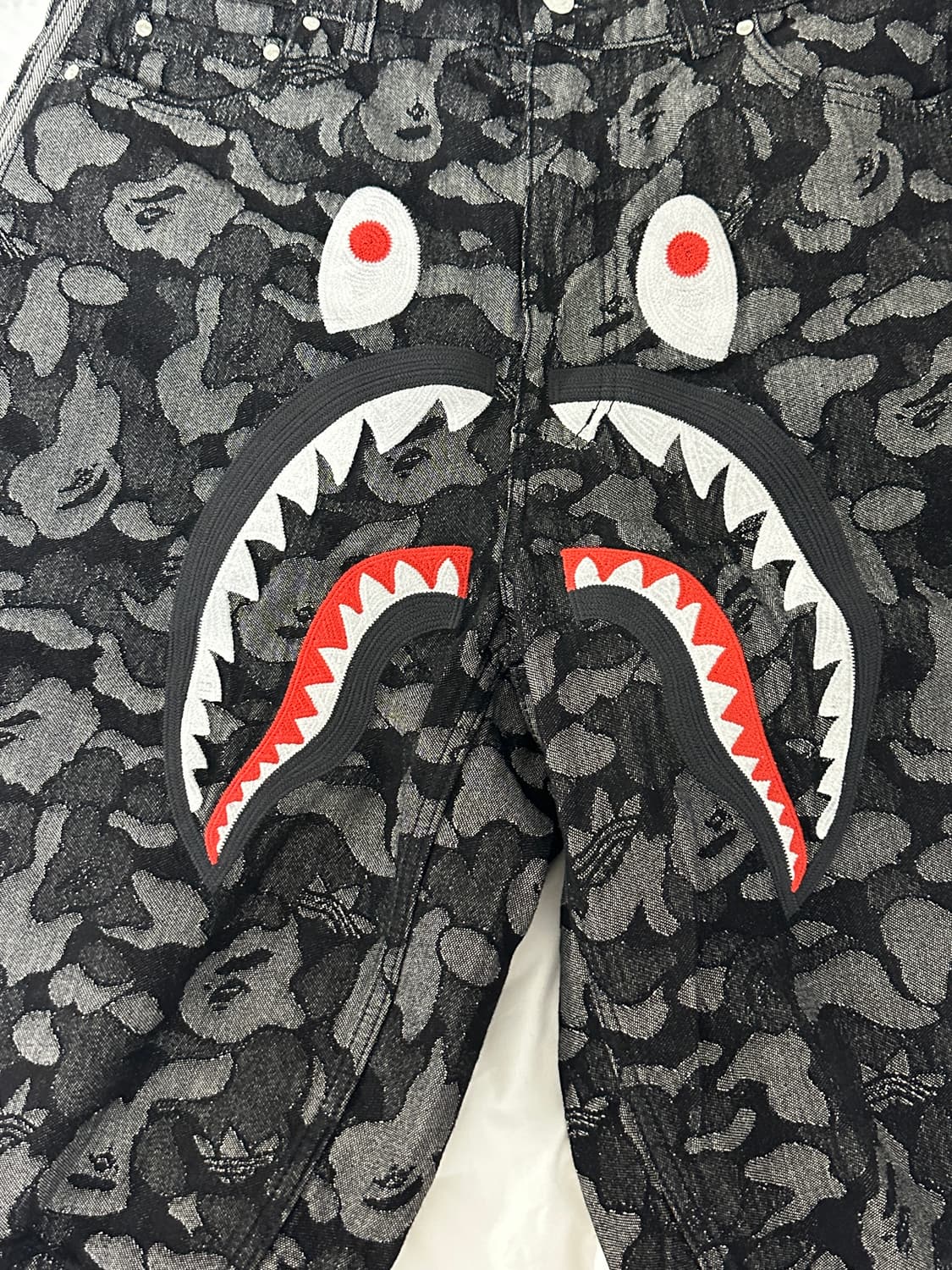 베이프 아디다스 데님 쇼츠 KR L 상품이미지1