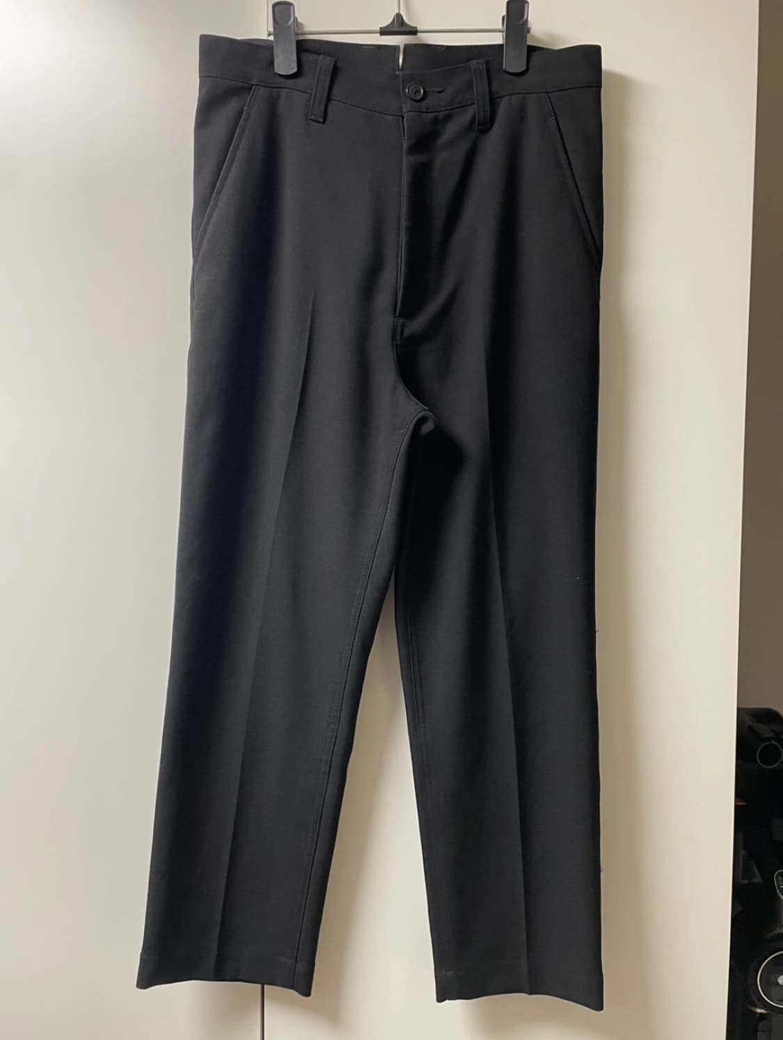 준야와타나베 블랙 슬랙스 xs 상품이미지1