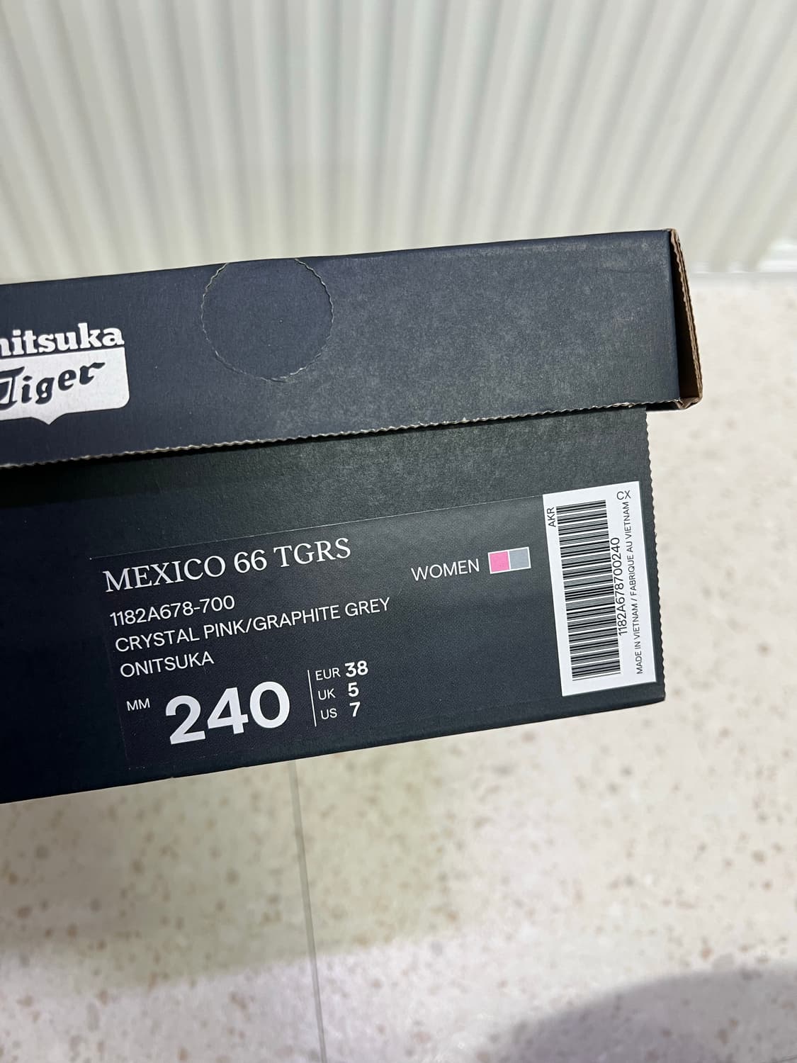 오니츠카타이거 멕시코 66 핑크 240 상품이미지8