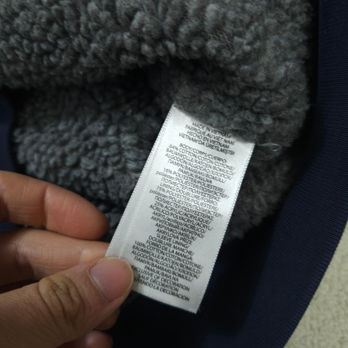 폴로 랄프 로렌 쉐르파 후드 집업 M 상품이미지7