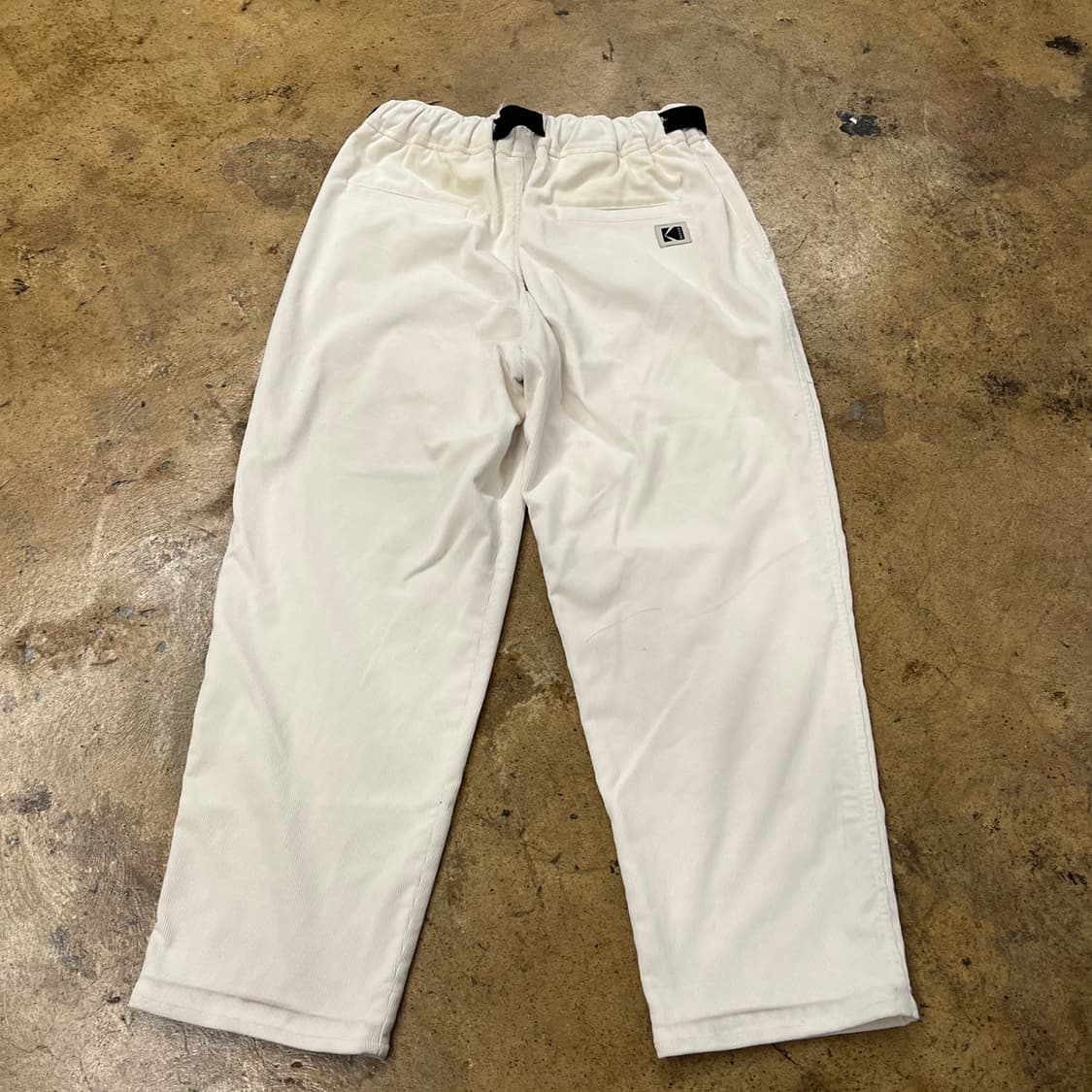 [정품/M] 코닥 벨트 코듀로이 팬츠 아이보리 b14 상품이미지3