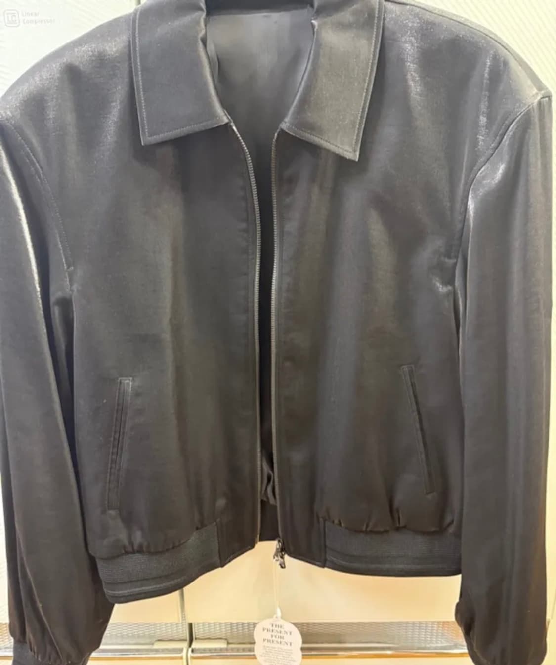 엘무드 머큐리 새틴 블루종 48사이즈 상품이미지1