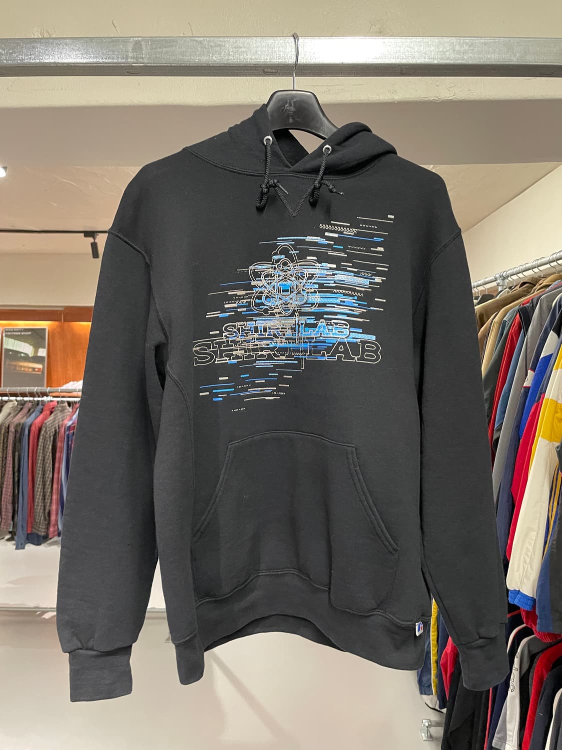 러셀 프린팅 후드티셔츠 상품이미지3