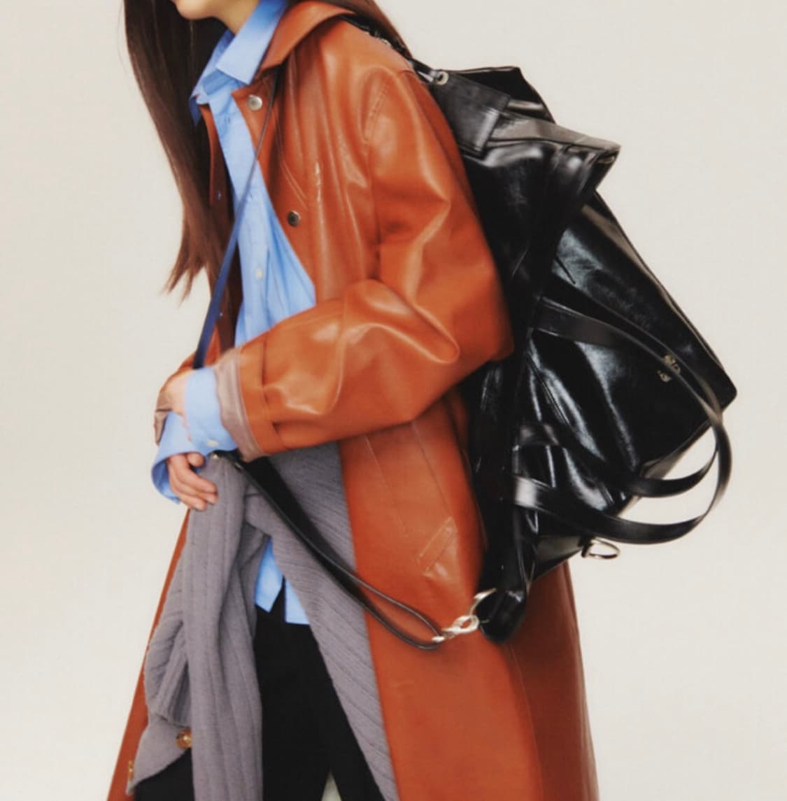 세터 세터 누오로 글로시 3way 크로스백 토트백 빅 쇼퍼백 상품이미지4