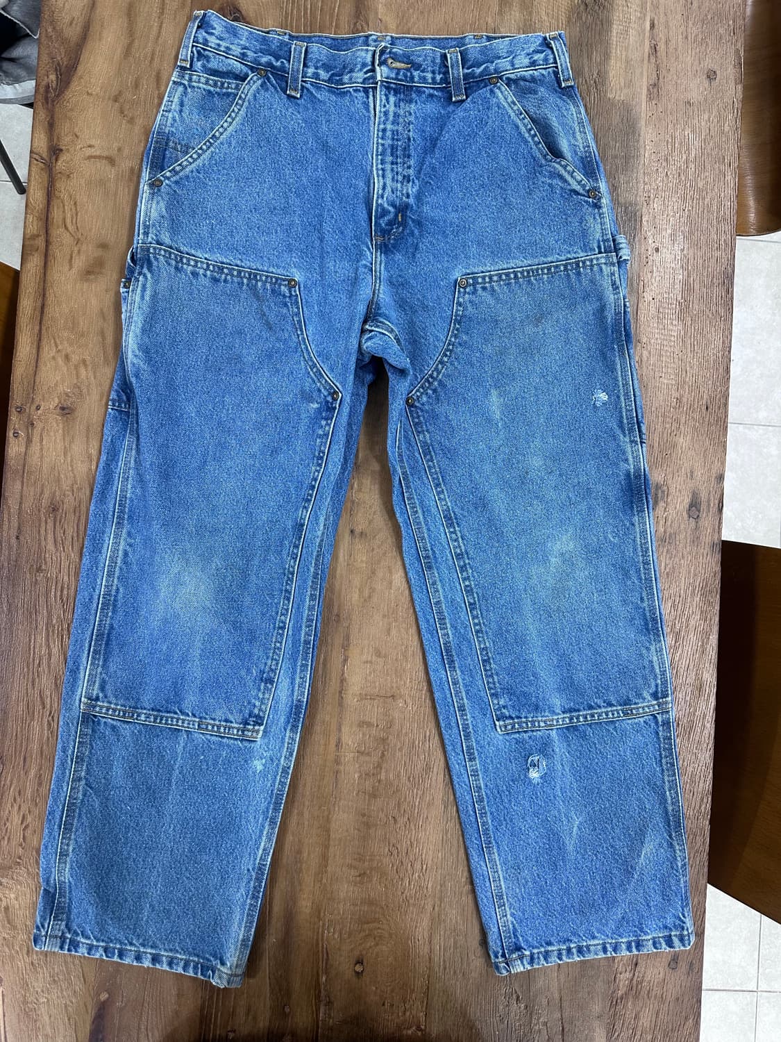 칼하트 데님 더블니 팬츠 mexico 34x30 상품이미지1