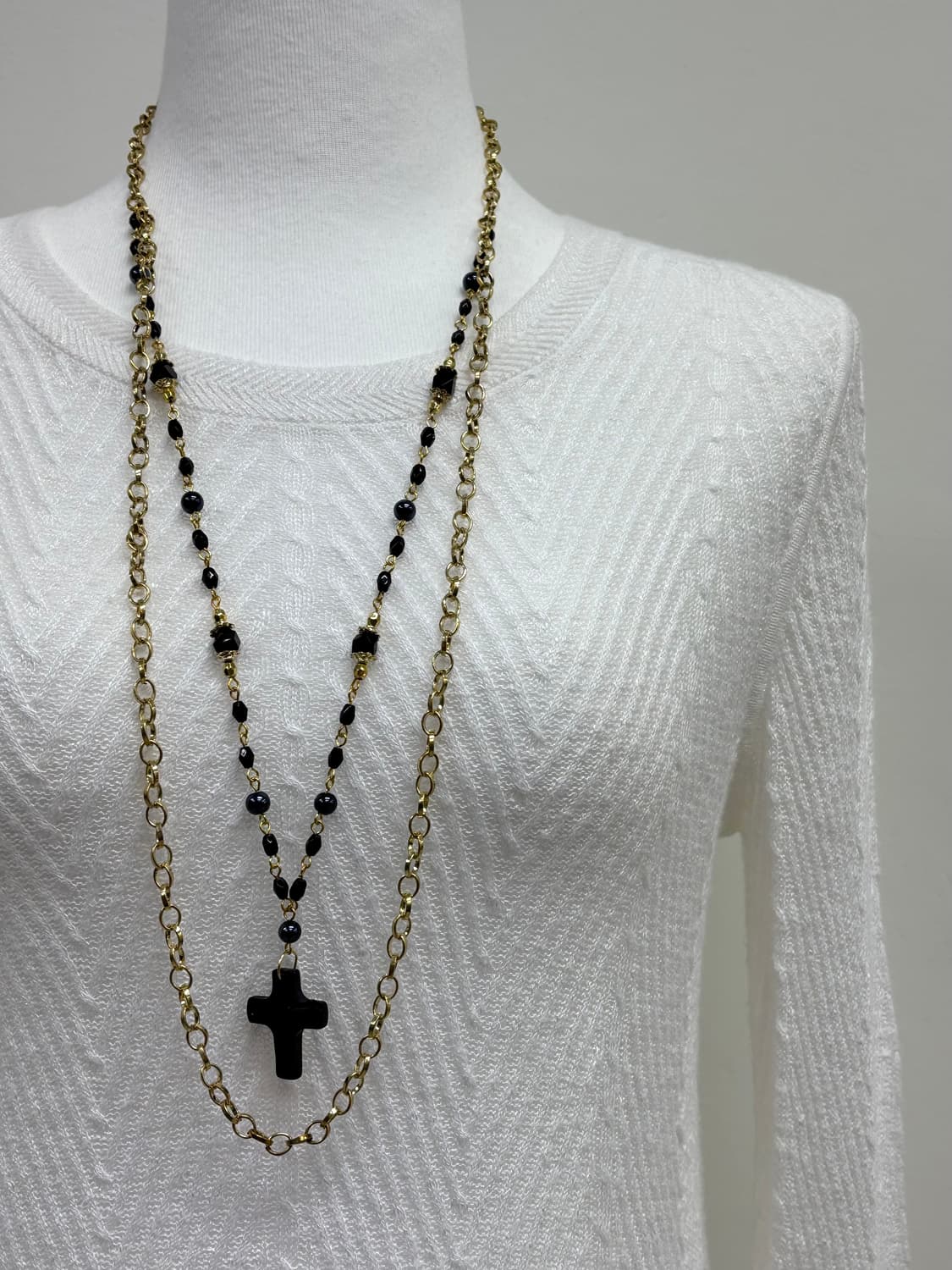 빈티지 고딕 레이어드 목걸이 상품이미지1