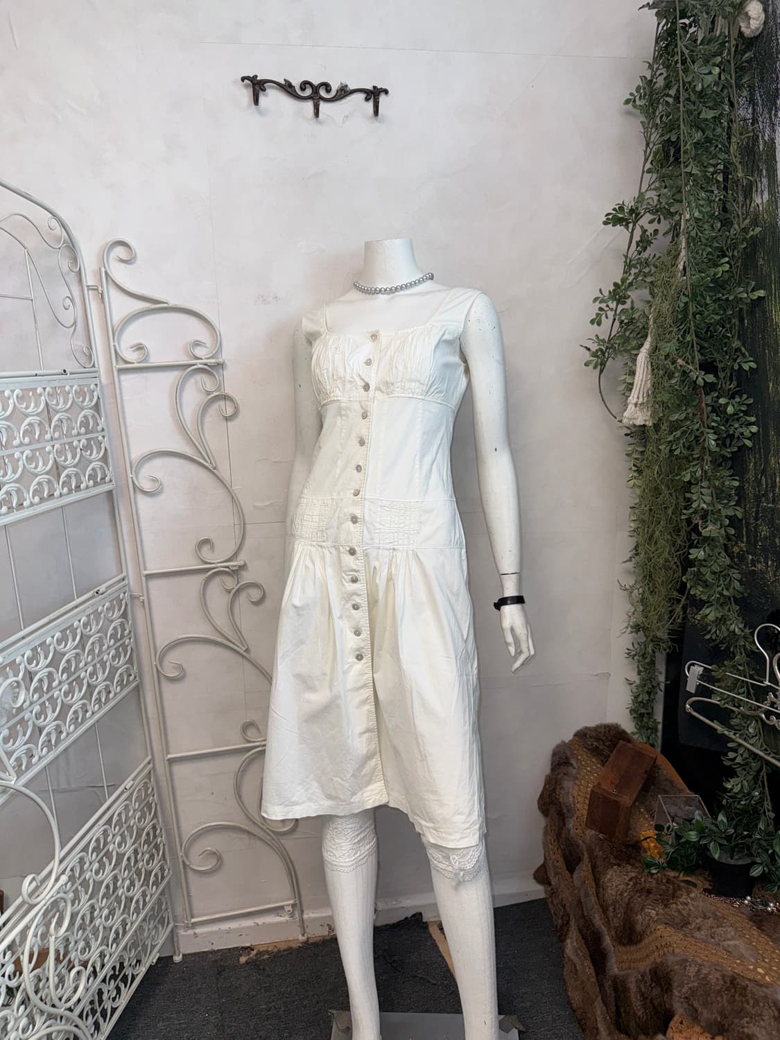 Alberta ferretti white button ops 상품이미지7