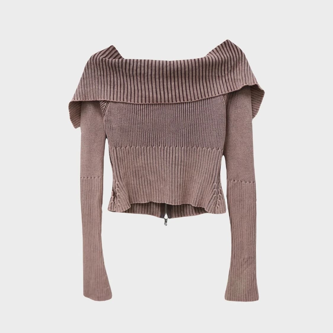 오프숄더 크롭 니트 66471 상품이미지2