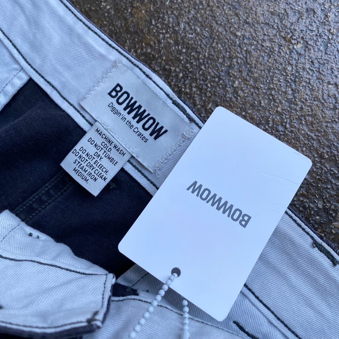 (L) BOWWOW 에이징 페인팅 워크 팬츠 상품이미지2