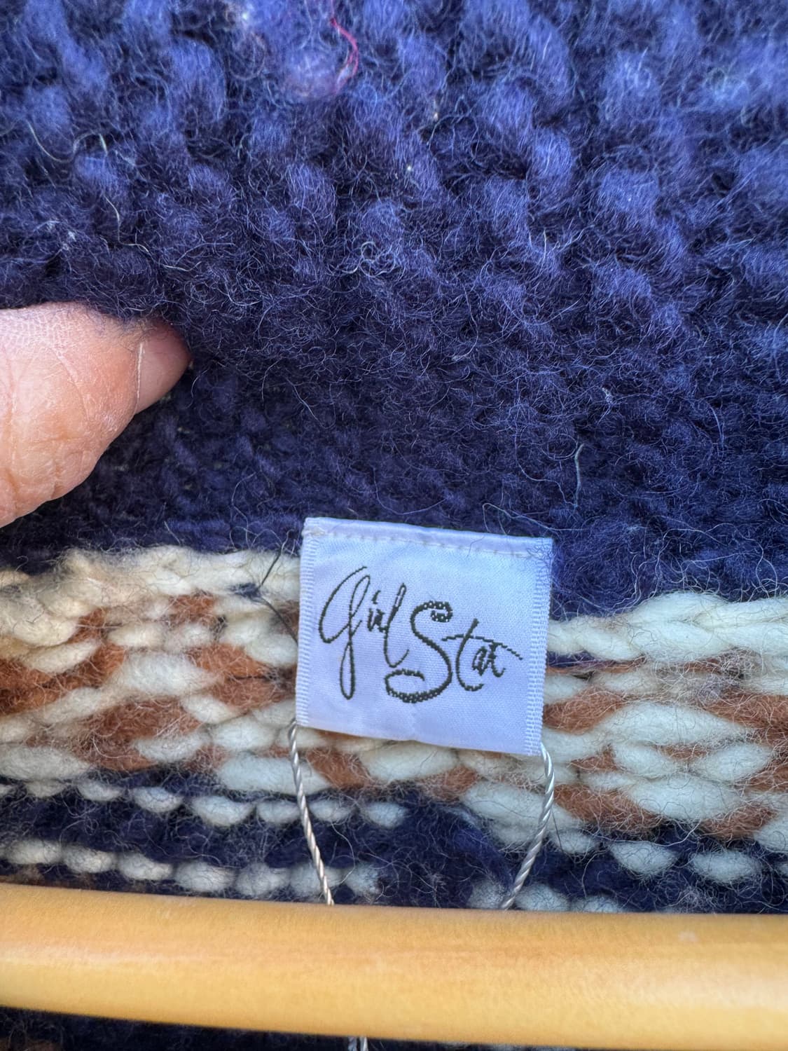 Gotcha japan 일본 빈티지 코위찬 스웨터 자켓 상품이미지6