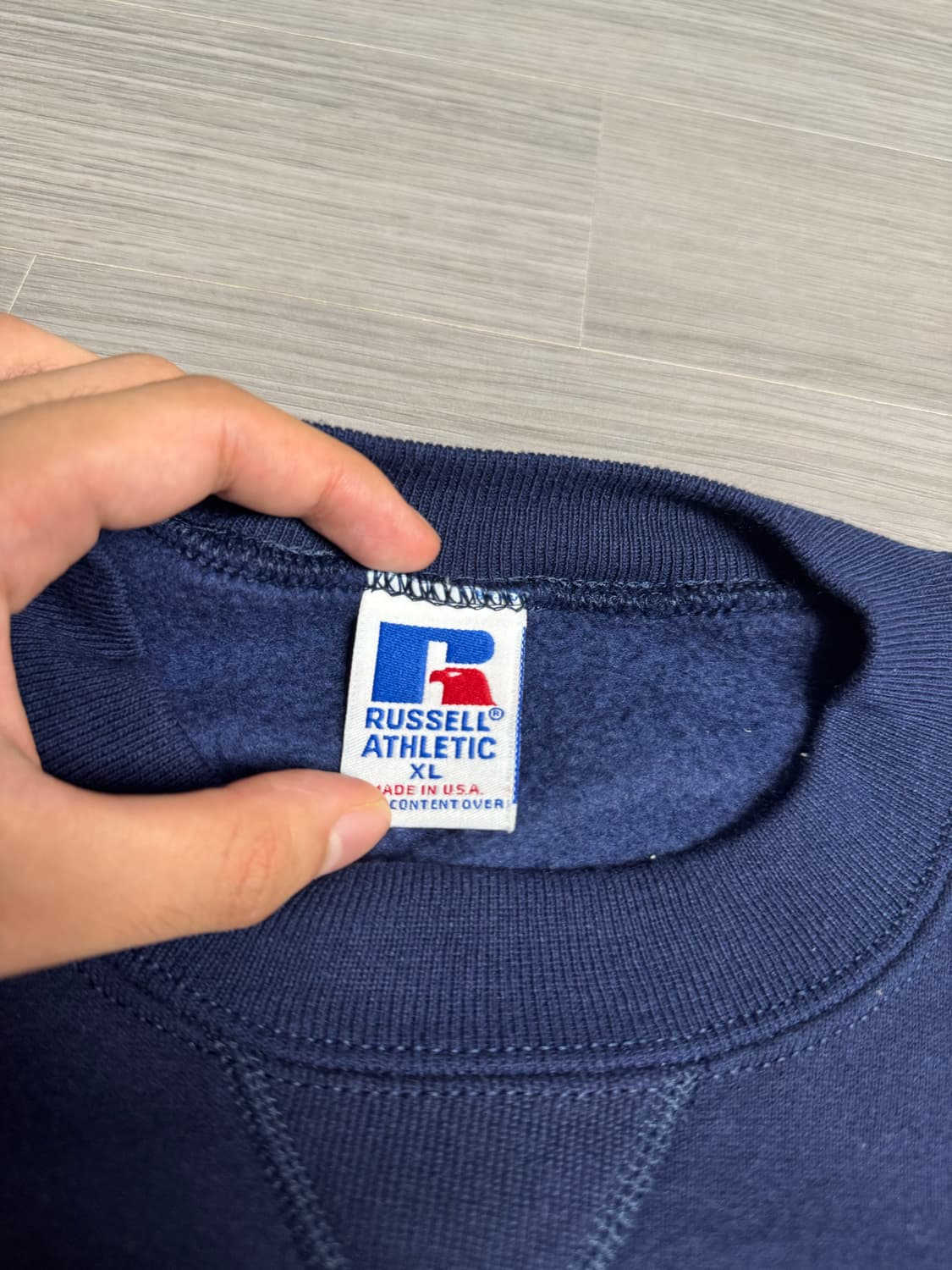 90s 러셀 스웻셔츠 데드스탁 XL 상품이미지3