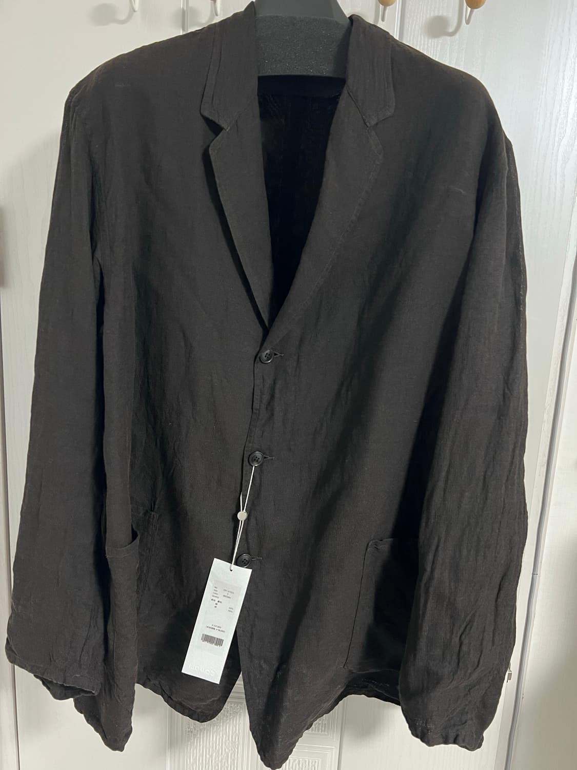 [2] COMOLI 코모리 26SS 실크 코튼 재킷 브라운 상품이미지3