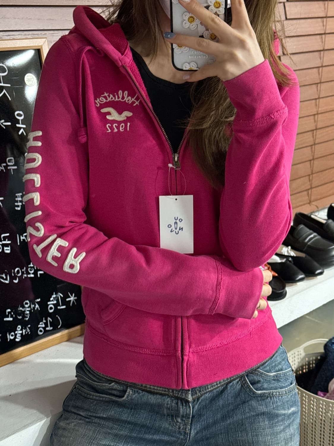 홀리스터 딱붙 후드집업 상품이미지1